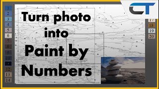 Create your own Paint by Numbers  Illustrator [upl. by Ajit]