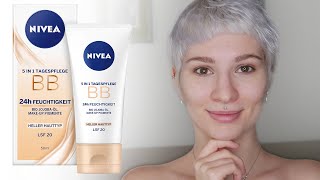 Nivea BB Cream 5 in 1 Tinted Day Cream Review  Demo [upl. by Davida]