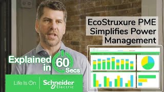 EcoStruxure Power Monitoring Expert in 60 Seconds  Schneider Electric [upl. by Dever]