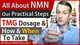 All About NMN Ep5  TMG Dosage amp How amp When To Take  Our Practical Steps [upl. by Anircam]