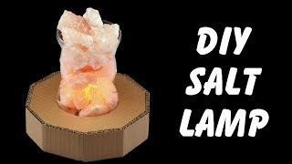 How to Make Your Own Himalayan Salt Lamp  DIY Rock Salt Lamp [upl. by Niroht]