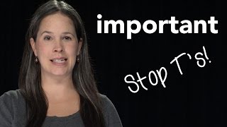 How to Pronounce IMPORTANT  American English [upl. by Isborne]