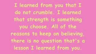 Miley Cyrus And Billy  I Learned From You  Lyrics [upl. by Carmelita293]