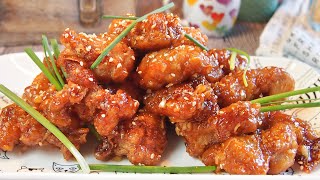 Super Easy Chinese Honey Chicken 蜜糖鸡 Orange Chicken amp Panda Express Inspired Chinese Food Recipe [upl. by Andromada]