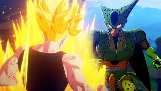 Dragon Ball Z Kakarot  Future Trunks Destroys the Androids amp Imperfect Cell Boss Fight [upl. by Suhcnip]