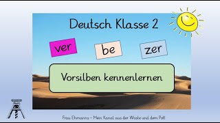 Deutsch Klasse 2 Vorsilben Homeschooling Grundschule [upl. by Onitselec322]