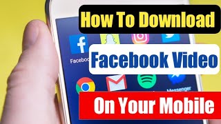 How To Download Facebook Video Online ॥ Fb Video Download [upl. by Lesslie202]