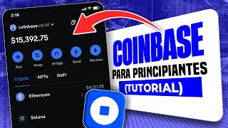 COINBASE TUTORIAL PARA PRINCIPIANTES [upl. by Alemac]