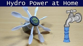 Hydro Power at Home  Hydroelectric Generator DIY [upl. by Ettenauq]