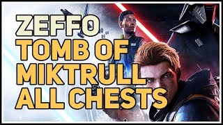 All Chests Tomb of Miktrull Zeffo Star Wars [upl. by Ardys]