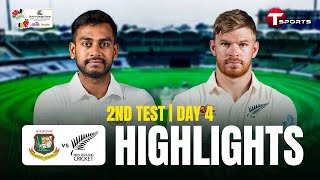 Highlights  HD  Bangladesh Vs New Zealand  2nd Test  Day 4  T Sports [upl. by Onailil]