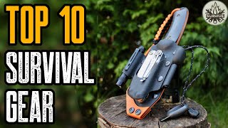 TOP 10 BEST SURVIVAL GEAR amp GADGETS 2021 [upl. by Brey764]