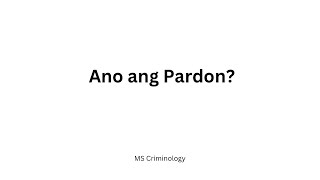 ANO ANG PARDON [upl. by Akinal]