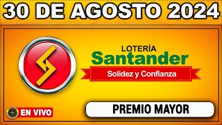 Resultado LOTERIA DE SANTANDER VIERNES 30 de agosto 2024 [upl. by Guidotti883]