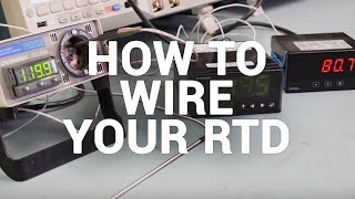 How to wire your RTD Get proper RTD readings [upl. by Ardnuat]