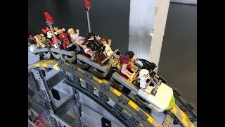 Montagnes Russes En Lego Lego roller coaster [upl. by Gagliano]