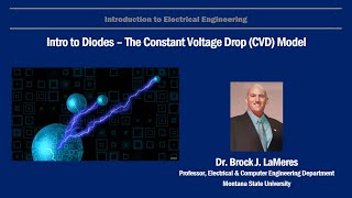 Intro to Diodes  The Constant Voltage Drop CVD Model [upl. by Lincoln]