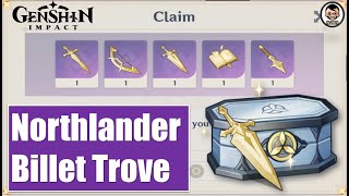 Northlander Billet Trove  Usage Guide  Genshin Impact [upl. by Audrit]