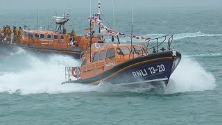 New Selsey Lifeboat arriving at Selsey 24th June 2017 [upl. by Yenial856]