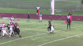 Spring Football Highlights Hallandale vs American High [upl. by Alyos]