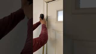 Como Instalar y cortar marcos para puertas [upl. by Noffets]