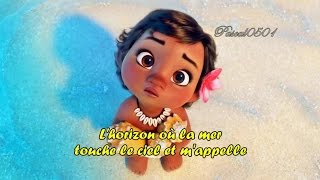 VAIANA Moana  quotLe bleu lumièrequot  parolesLyrics HD [upl. by Eniledgam695]