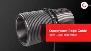 Konecranes Rope Guide installation [upl. by Bartel410]