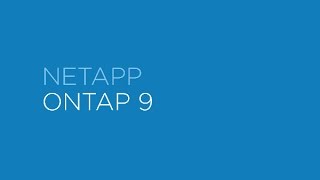 An Introduction to NetApp ONTAP 9 Data Management Software [upl. by Bettzel227]