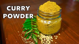 HOW TO MAKE CURRY POWDER AT HOME [upl. by Frederigo]