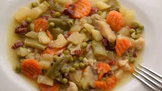 Menestra de Verduras con AMC  Receta Fácil y Rápida [upl. by Kristopher752]