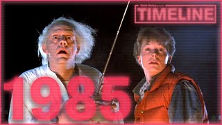 Timeline 1985  Back to the Future MacGyver and Michael Jordan [upl. by Fonzie554]