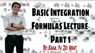 Basic Integration Formulas Lecture Part 1 [upl. by Gypsy392]