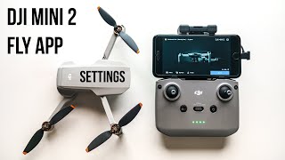 DJI Mini 2  The Best DJI Fly app Settings [upl. by Marita]