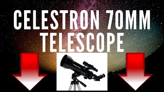 Celestron Travel Scope 70 Portable Telescope Review For Beginners [upl. by Nairahcaz152]