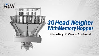 Multihead Weigher for 5 Mix Application [upl. by Twitt]