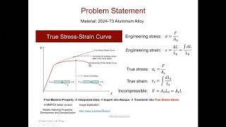 ABAQUS Tutorials  Aircraft Fuselage Analysis  Material Nonlinearity [upl. by Ardnohsed]