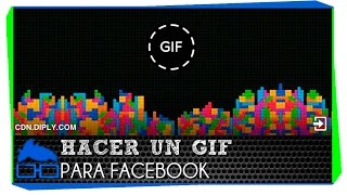 Como Crear Gif Animados para Facebook [upl. by Atirres]