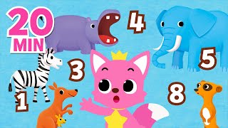 Learn Numbers with Pinkfong and Animals  1 to 10 PinkfongPlayground [upl. by Feeley283]