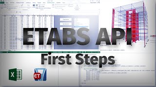 ETABS  First steps using the API [upl. by Nessim872]