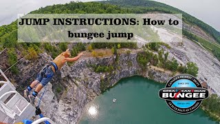 JUMP INSTRUCTIONS How to Bungee Jump [upl. by Idarb]