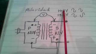 polaridad de los transformadores explico [upl. by Karolina]