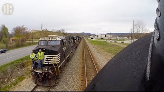 Locomotive Ride Along Norfolk amp Western 611 [upl. by Arral677]