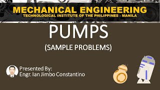 PUMPS SAMPLE PROBLEMS PT1 [upl. by Aisatnaf944]