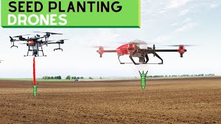 Top 5 Agricultural Drones that Spread Seeds  Forestation Drones [upl. by Tray]