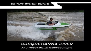 Mini Jet Boat on the Susquehanna River [upl. by Janine]