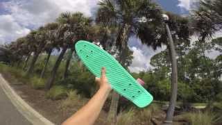 Review Skatro Mini Cruiser Skateboard VS Penny Board [upl. by Annahsar]