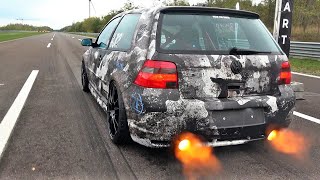 VW Golf 4 R32 Turbo Acceleration SOUND [upl. by Tad]