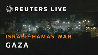 LIVE Gaza skyline in realtime [upl. by Asilet]