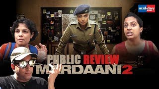 Mardaani 2 Public Review  Rani Mukerji  Gopi Puthran Yash Raj Films [upl. by Ellinehc]