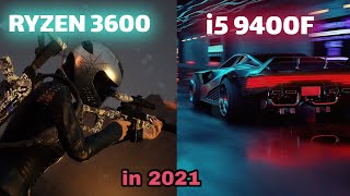 Ryzen 5 3600 vs i5 9400f in 2021 [upl. by Stronski]